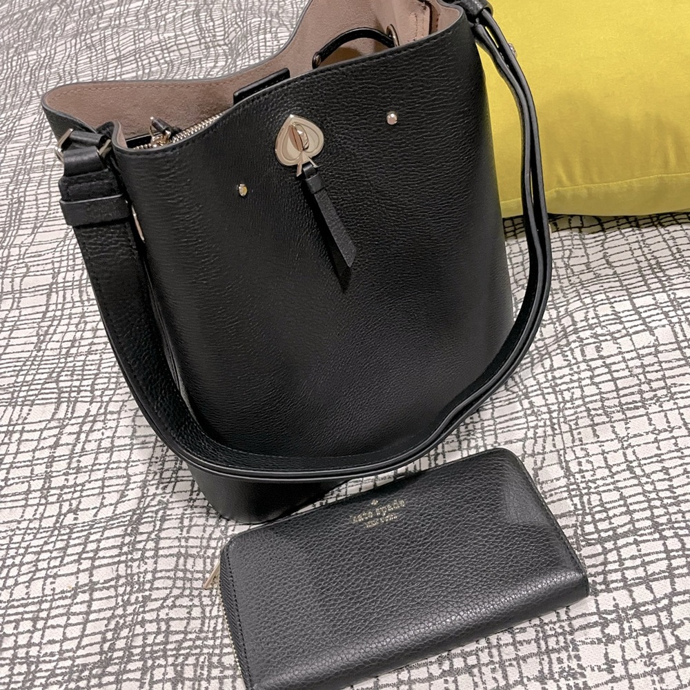 *sold* Brand New, Kate Spade Bucket Bag and Matching Wallet